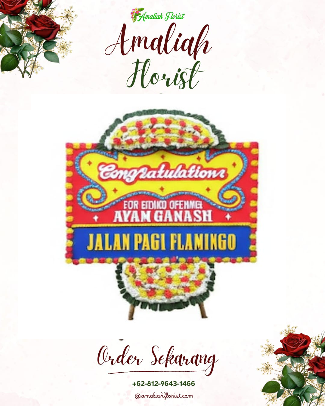 Sewa Papan Bunga Pangandaran